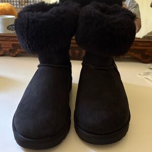 UGG Black Suede Boots